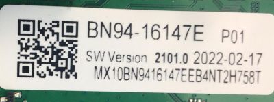 KIT DE TARJETAS PARA TV SAMSUNG / NUMERO DE PARTE BN94-16147E / BN41-02756C-000 / BN97-17540Y / BN9416147E / 16147E / FUENTE BN44-01065A / BN4401065A / 01065A / L82S6N_THS / PANEL CY-RT082HGNV1H / MODELO QN82Q60TAFXZA DA02 - Imagen 3